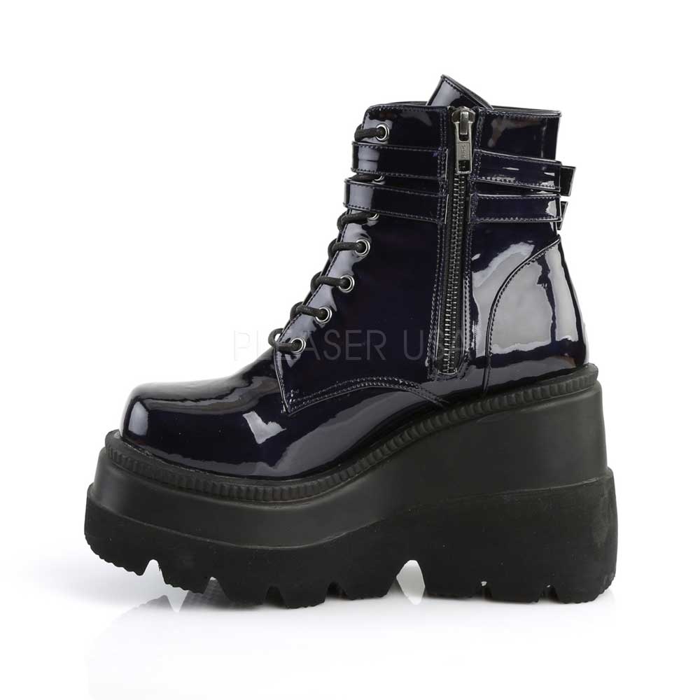 DemoniaCult - SHAKER52 Plateau Laarzen - Zwart